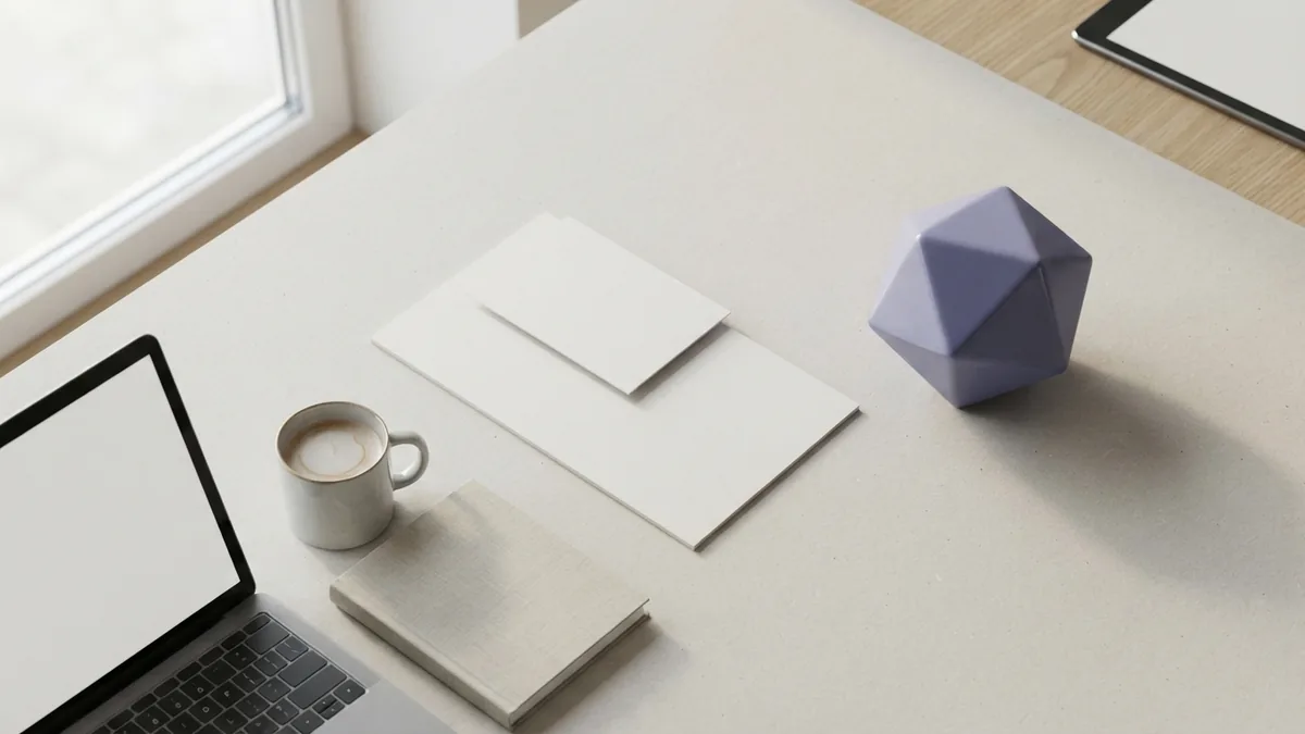 Different keyword types shown as blank cards Blank cards in varied sizes with a violet accent to represent keyword types