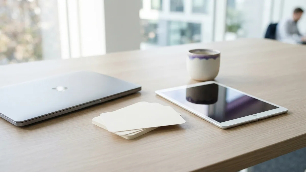 Bright workspace for planning Shopify partner services and merchant projects
